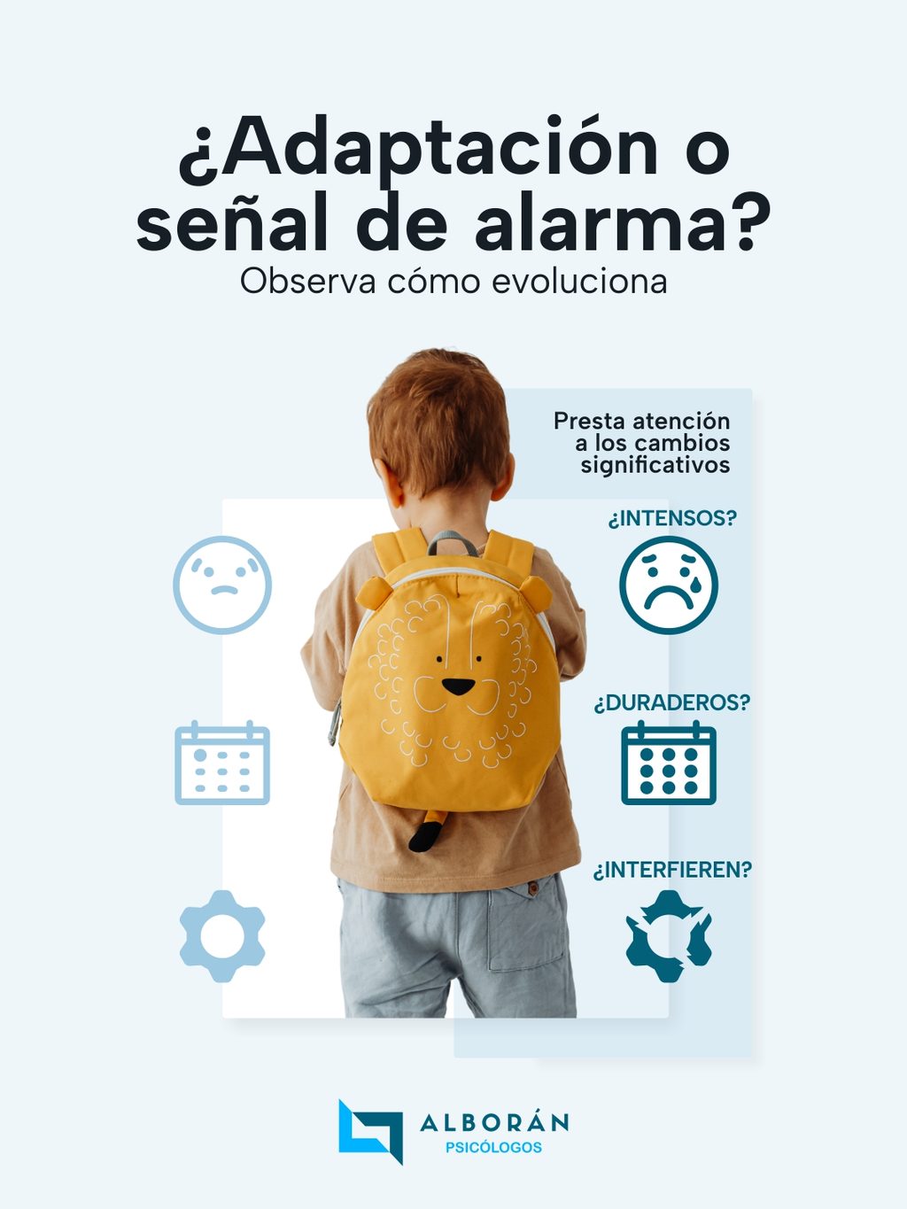 Adaptación escolar o señal de alarma en niños tras la vuelta al cole